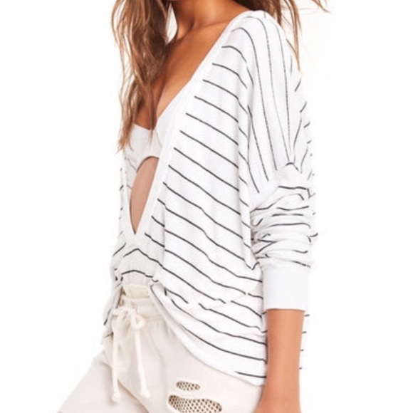 Wildfox Simple Striped Palmetto T-shirt - Picture 4 of 15